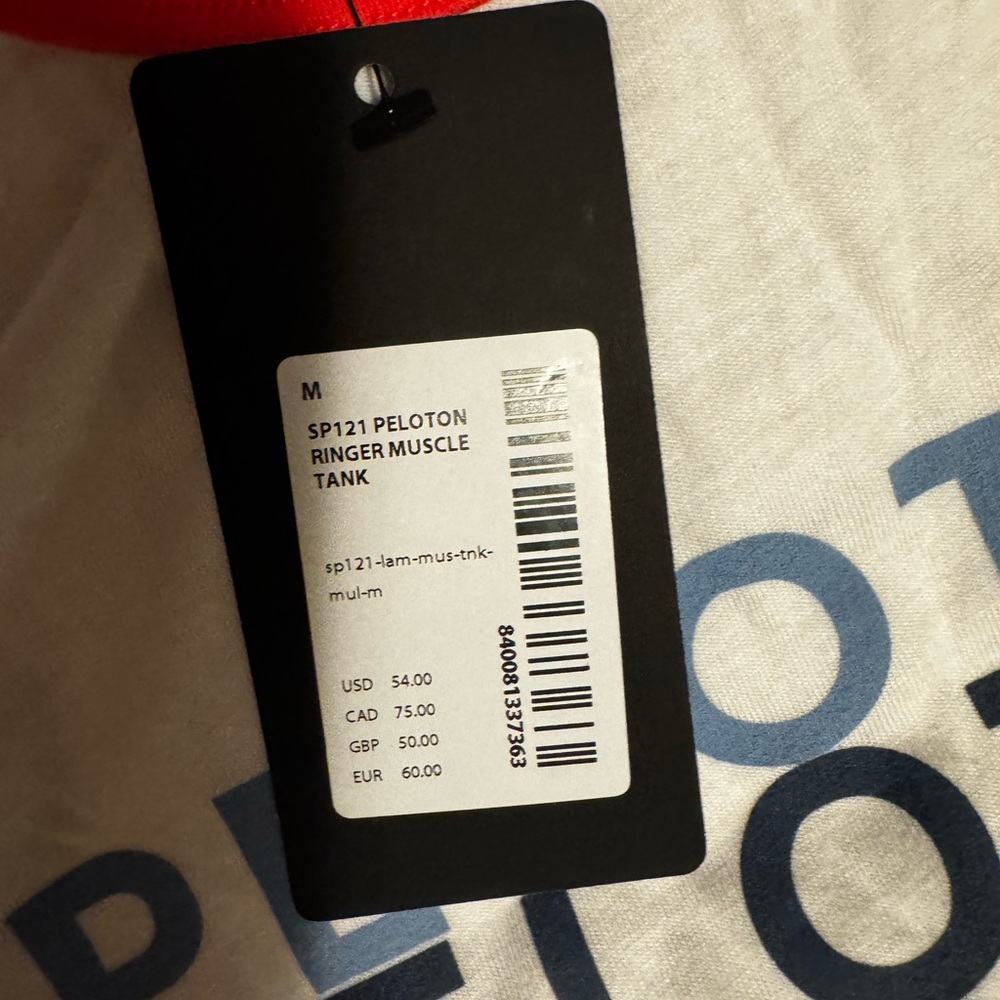 Free Towel!!! Peloton Sleeveless Top with Free Peloton performance hand towel!! - Picture 2 of 4